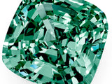 White gold Cushion Cut Diamond Cluster Pavé Band with Four-Prong Setting_1