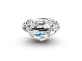 White gold Cushion Cut Diamond Cluster Pavé Band with Four-Prong Setting_2