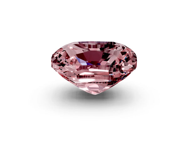 Silver Cushion Cut Diamond Cluster Pavé Band with Four-Prong Setting