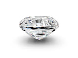 White gold Cushion Cut Diamond Cluster Pavé Band with Four-Prong Setting_3