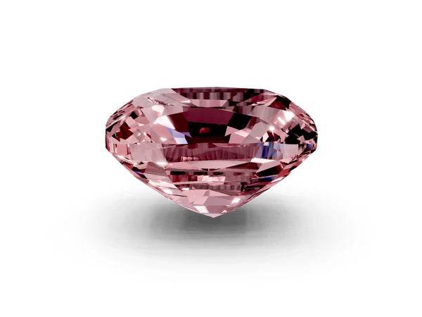 Platinum Cushion Cut Diamond Cluster Pavé Band with Four-Prong Setting
