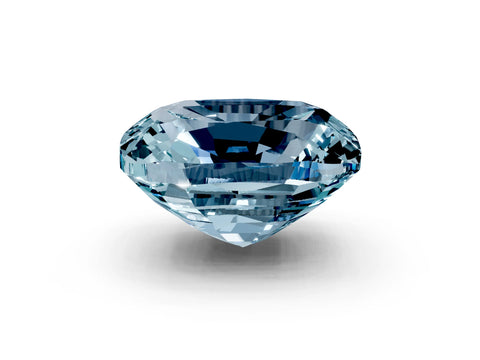 White gold Cushion Cut Diamond Cluster Pavé Band with Four-Prong Setting_3