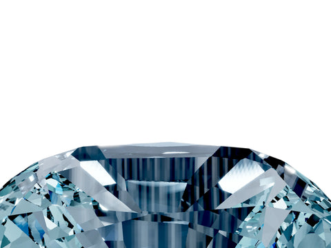 White gold Cushion Cut Diamond Cluster Pavé Band with Four-Prong Setting_4