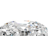 White gold Cushion Cut Diamond Cluster Pavé Band with Four-Prong Setting_4