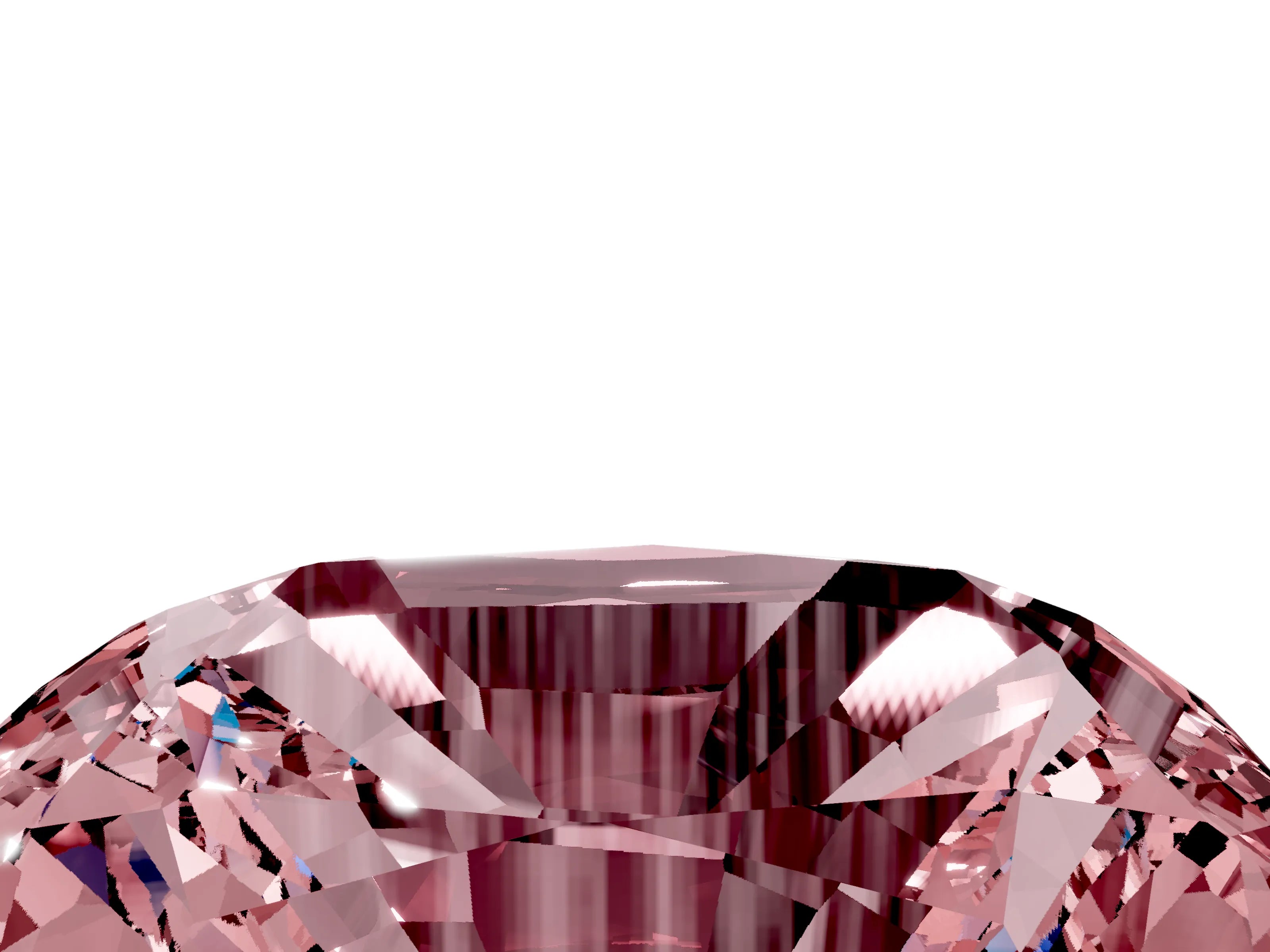 White gold Cushion Cut Diamond Cluster Pavé Band with Four-Prong Setting_4
