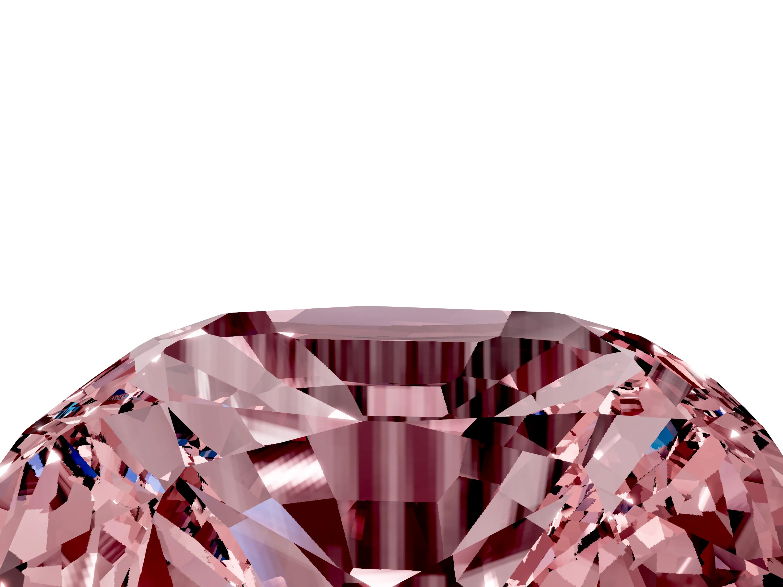 White gold Cushion Cut Diamond Cluster Pavé Band with Four-Prong Setting_5