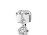 White gold Cushion Cut Diamond Milgrain Marquise Band with Prong Setting_10