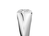 White gold Cushion Solitaire Tension Set Diamond Ring_25