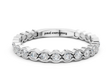 White gold Diamond Bezel Set Round Eternity Band_35