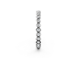 White gold Diamond Bezel Set Round Eternity Band_38