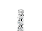 White gold Diamond Bezel Set Round Eternity Band_40