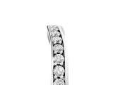 White gold Diamond Pavé Round Cut Curved Band with Channel Setting_11