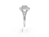 White gold Double Halo Cushion Cut Pave Split Shank Prong Set Ring_17