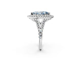 White gold Double Halo Fancy Blue Marquise  Cut Pave Split Shank Prong Set Ring_17