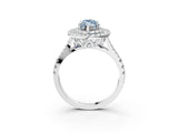 White gold Double Halo Fancy Blue Marquise  Cut Pave Split Shank Prong Set Ring_18