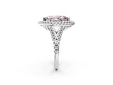 White gold Double Halo Fancy Pink Marquise  Cut Pave Split Shank Prong Set Ring_17