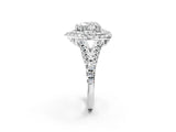 White gold Double Halo Heart Cut Pave Split Shank Prong Set Ring_17