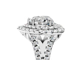 White gold Double Halo Heart Cut Pave Split Shank Prong Set Ring_20
