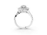 White gold Double Halo Marquise Cut Pave Split Shank Prong Set Ring_18
