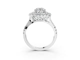 White gold Double Halo Round Cut Pave Split Shank Prong Set Ring_36