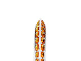 White gold Double Row Pavé Round Citrine Eternity Band with Channel Setting_17