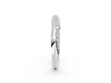 White gold Double Row Pavé Round Diamond Channel Set Band_14