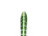 White gold Double Row Pavé Round Peridot Eternity Band with Channel Setting_18