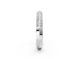 White gold Double Row Round Diamond Channel Set Eternity Band_31