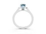 White gold Emerald Cut Cut Channel Set Solitaire Engagement Ring with Four-Prong Setting_26