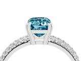 White gold Emerald Cut Cut Diamond Milgrain Marquise Band with Prong Setting_4