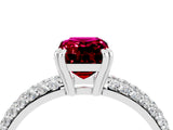 White gold Emerald Cut Cut Diamond Milgrain Marquise Band with Prong Setting_4