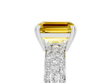 White gold Emerald Cut Cut Diamond Milgrain Marquise Band with Prong Setting_5