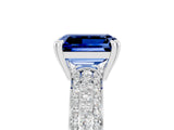 White gold Emerald Cut Cut Diamond Milgrain Marquise Band with Prong Setting_5
