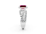 White gold Emerald Cut Cut Halo Split Shank Prong Setting Ring_26