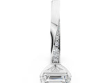 White gold Emerald Cut Diamond Engagement Ring with Side Stone Accents and Four-Prong Setting_37