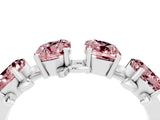 White gold Emerald Cut Morganite Prong-Set Half Eternity Band_22