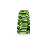 White gold Emerald Cut Peridot Prong-Set Eternity Band_11