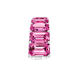 White gold Emerald Cut Pink Sapphire Prong-Set Eternity Band_23