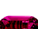 White gold Emerald Cut Solitaire Twisted Band with Prong Setting_17