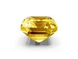 White gold Emerald Cut Solitaire Twisted Band with Prong Setting_21