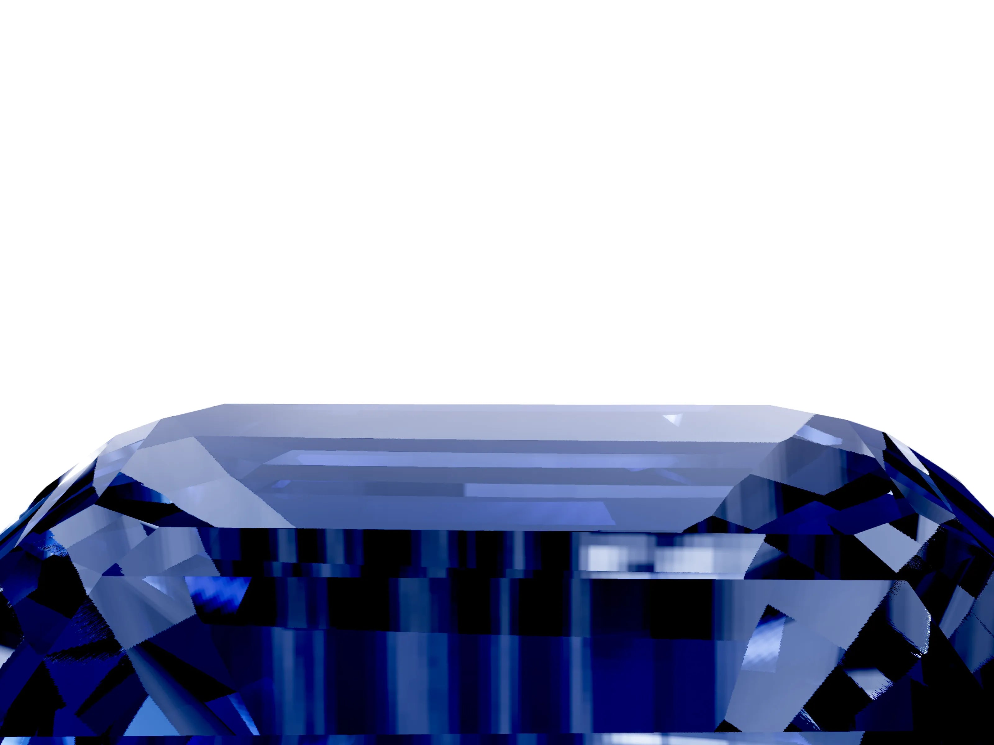 White gold Emerald Cut Solitaire Twisted Band with Prong Setting_23