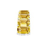 White gold Emerald Cut Yellow Sapphire Prong-Set Eternity Band_23