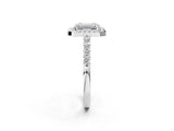 White gold Emerald Halo Diamond Pavé Solitaire Ring_53