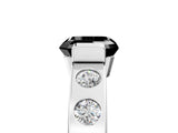 White gold Fancy Black Asscher Cut Brilliant Channel-Set Diamond Ring with Bezel Prong Setting_17