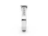 White gold Fancy Black Asscher Cut Cut Channel Set Solitaire Ring with Four-Prong Setting_38