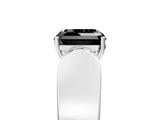 White gold Fancy Black Asscher Cut Diamond Channel Set Solitaire Ring with Four-Prong Setting_24