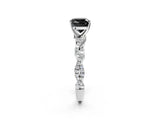 White gold Fancy Black Cushion Cut Solitaire Twisted Pave Band with Four-Prong Setting_17