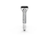 White gold Fancy Black Emerald Cut Cut Pave Split Shank Engagement Ring with Four-Prong Setting_14