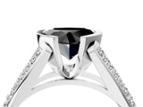 White gold Fancy Black Heart Cut Cut Diamond Channel Set Pave Band with Tension Prong Setting_4
