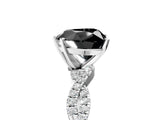 White gold Fancy Black Heart Cut Solitaire Twisted Pave Band with Four-Prong Setting_20